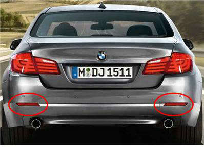 리콜조치 된 BMW 후부반사기  국토부 제공